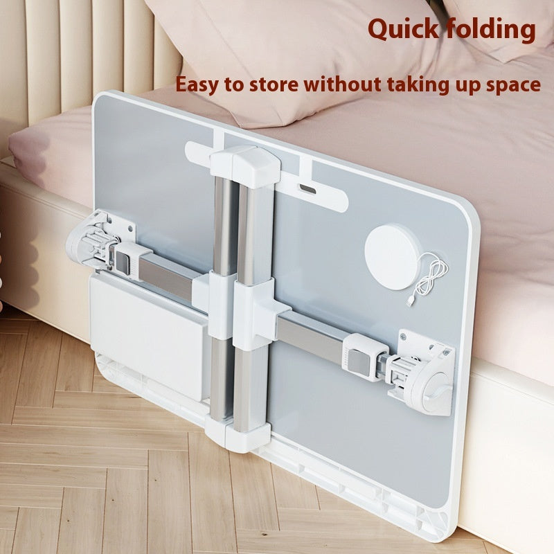 Foldable Lifting On Bed Small Table, Household Study Desk