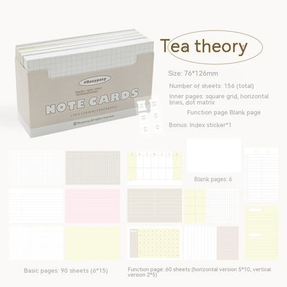 Flashcard Memo Notes Pad