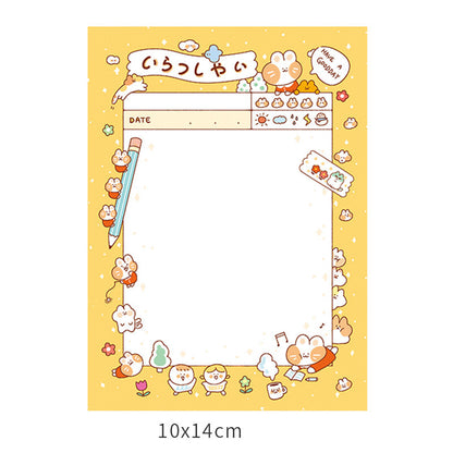 Memo Paper Small Notebook Sticky Notes Creative Cute Cartoon Stationery