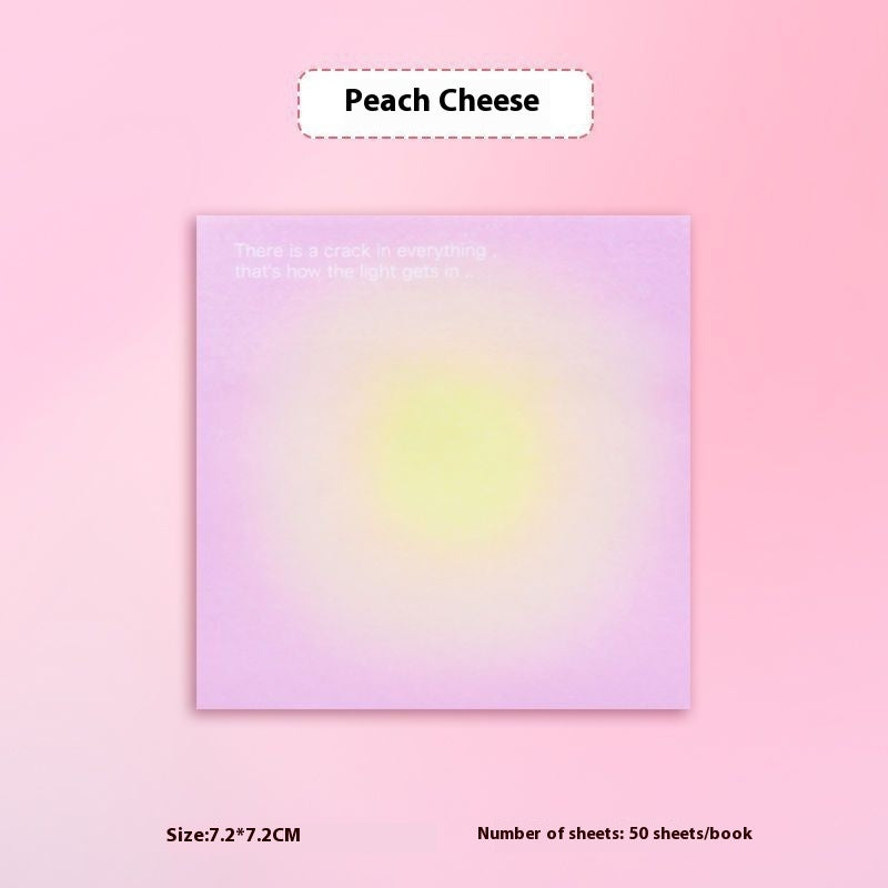 Ins Style Summer Color Gradient Sticky Note
