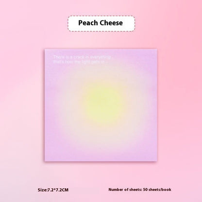 Ins Style Summer Color Gradient Sticky Note