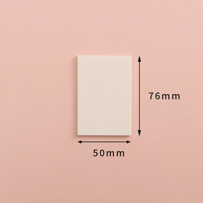 Waterproof Transparent Sticky Notes Memo Pad 50 Sheets