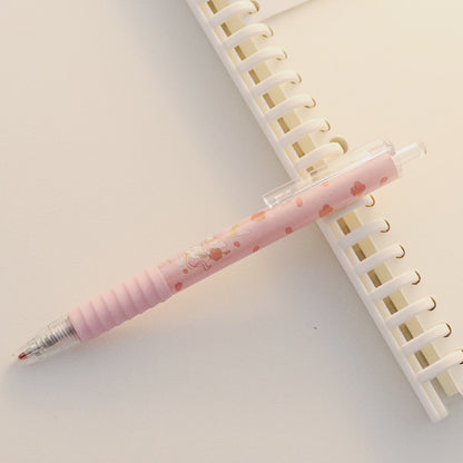 Cute Peach Press Gel Pen, Stationery Kawaii Gel Ink Rollerball Pens