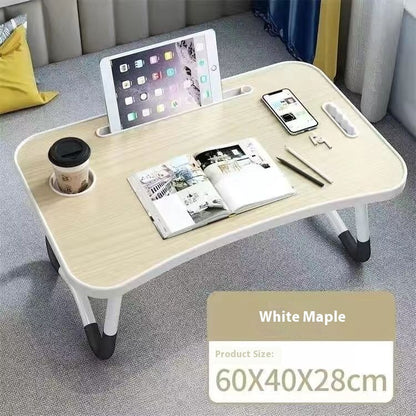 Bed Foldable Small Table, Student Study Computer Desk