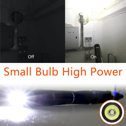 3 In 1 Multifunctional Penlight USB Rechargeable Flashlight