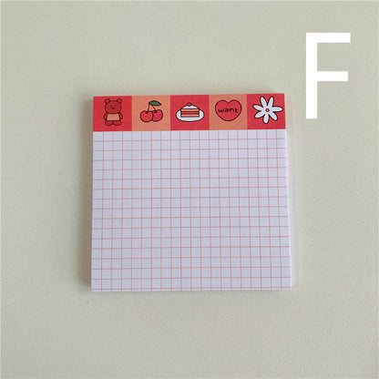 Cartoon Cute Series Sticky Notes For Learning Notes