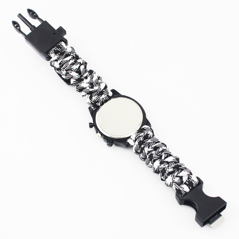 EMAK Adventure Buddy Watch – Survival Wristband with Compass & Paracord