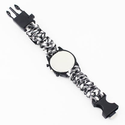 EMAK Adventure Buddy Watch – Survival Wristband with Compass & Paracord