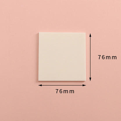 Waterproof Transparent Sticky Notes Memo Pad 50 Sheets