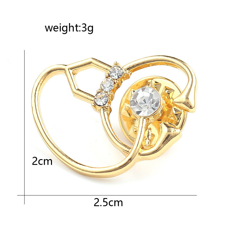 Fashion Trendy Temperament Medical Device Small Brooch