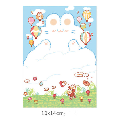 Memo Paper Small Notebook Sticky Notes Creative Cute Cartoon Stationery