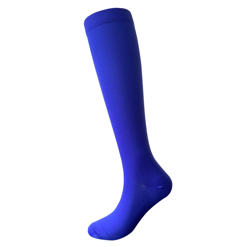 Solid Color Sports Compression Stockings Fitness Running Stockings