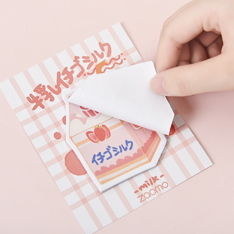 Banana Milk Series Memo Pad Cute Sticky Note