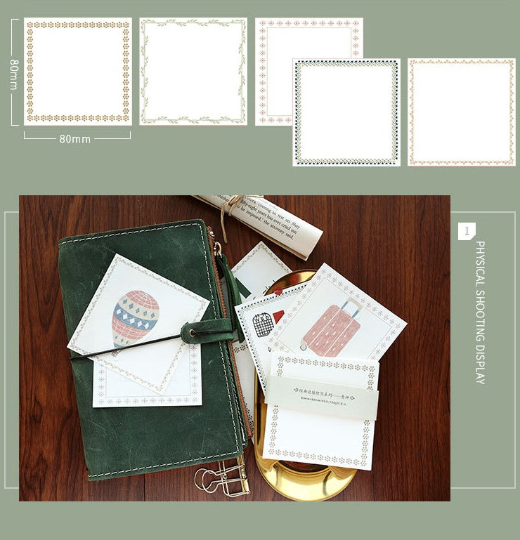 Classic Vintage Border Notes