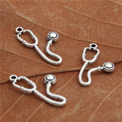 Handmade Bracelet Necklace Jewelry Accessories Alloy Medical Stethoscope
