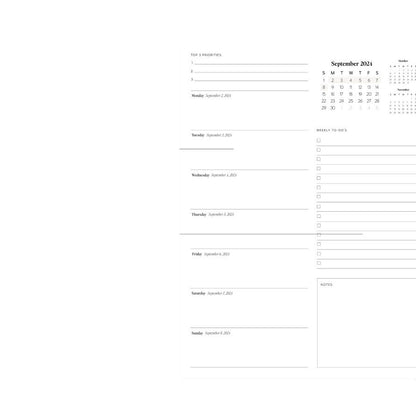 24 to 25 Daily Planner Annual Planning Notebook