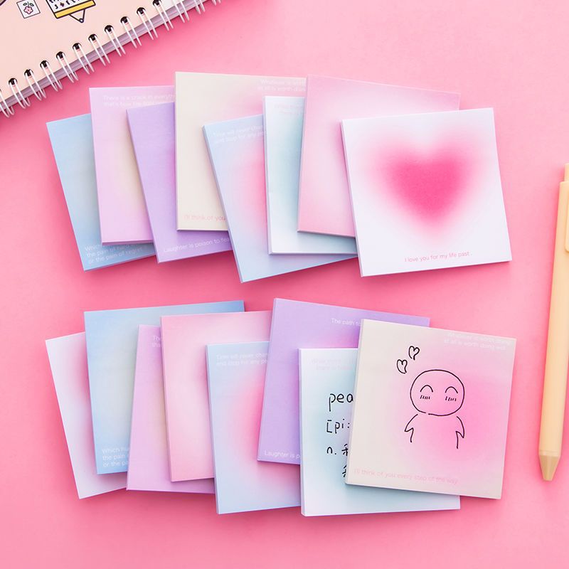 Ins Style Summer Color Gradient Sticky Note