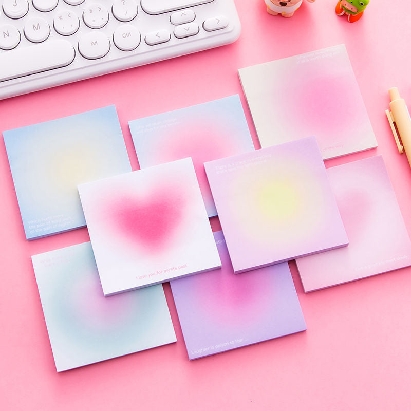 Ins Style Summer Color Gradient Sticky Note