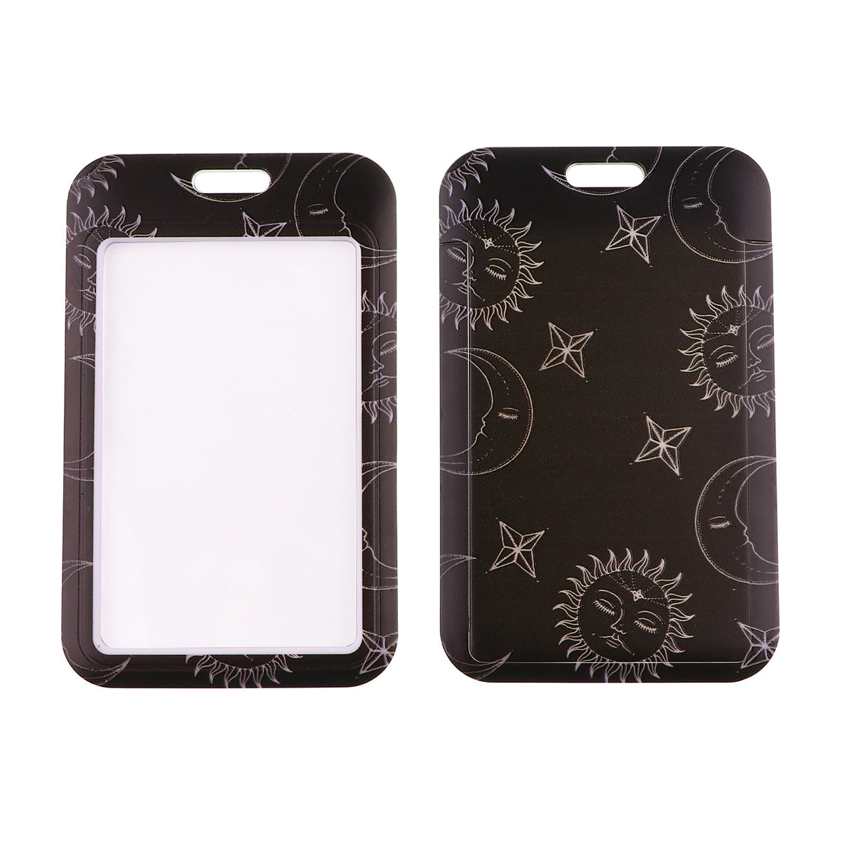 Personality Trend Hard Shell Protection Moon Planet Mobile Phone Lanyard Card Cover