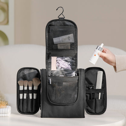 Large Capacity Hook Toiletry Bag Travel Portable