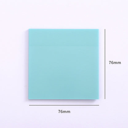 Waterproof Transparent Sticky Notes Memo Pad 50 Sheets