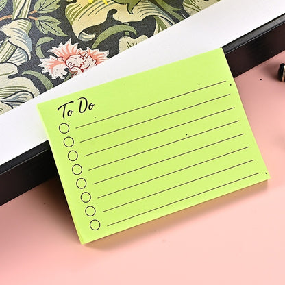 Horizontal Line Sticky Notes, Office Notebook For Correction