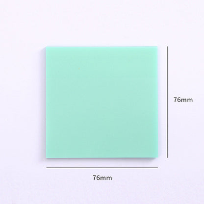 Waterproof Transparent Sticky Notes Memo Pad 50 Sheets