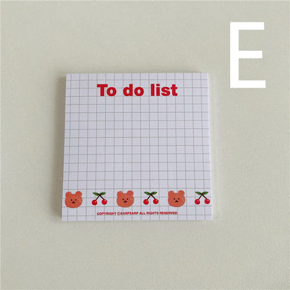 Cartoon Cute Series Sticky Notes For Learning Notes