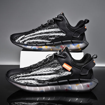 AeroStride Popcorn Sole Sneakers – Lightweight, Breathable Trendsetters for Casual Runs & Daily Style