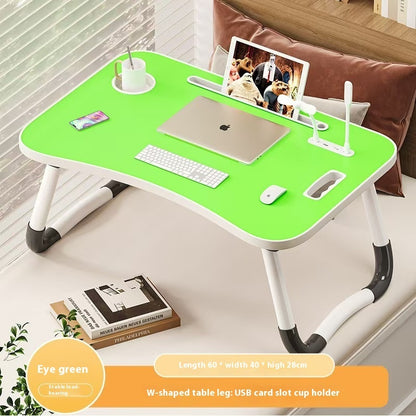 Bed Foldable Small Table, Student Study Computer Desk