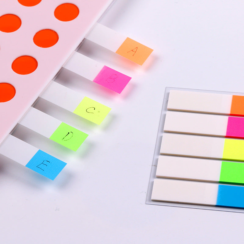 Cute Colorful Book Sticky Note Paper Office Study Strip Index Sticker