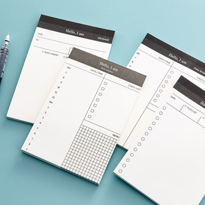 Portable Notepad Schedule Daily Planner