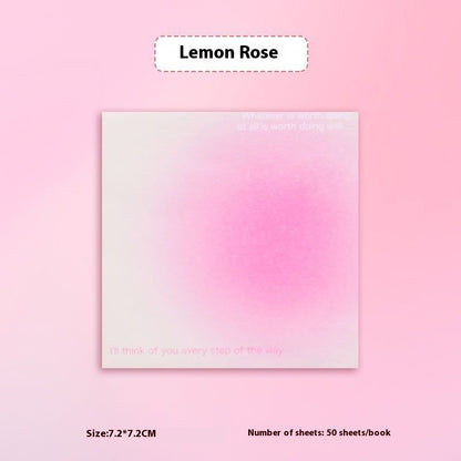 Ins Style Summer Color Gradient Sticky Note