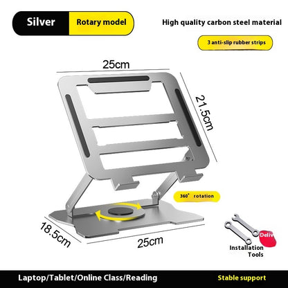 Solid Color Notebook Rotatable Alloy Bracket
