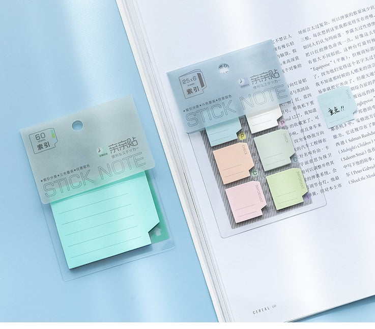 Tearable Portable Post-it Notes Classification Key Marks