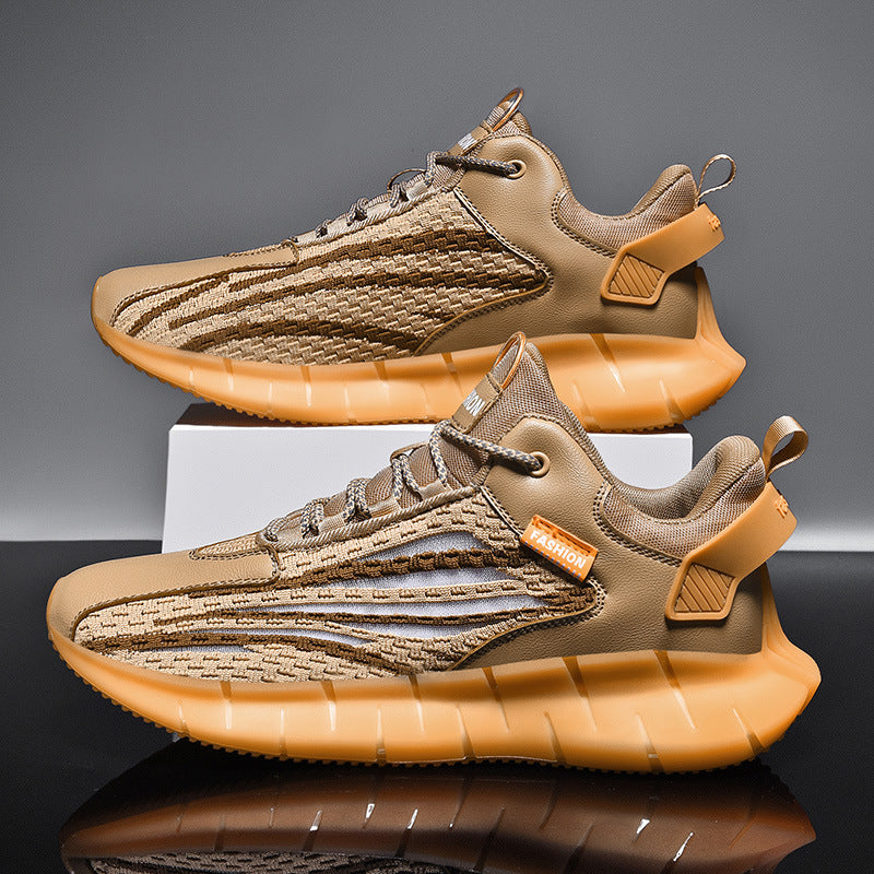 AeroStride Popcorn Sole Sneakers – Lightweight, Breathable Trendsetters for Casual Runs & Daily Style