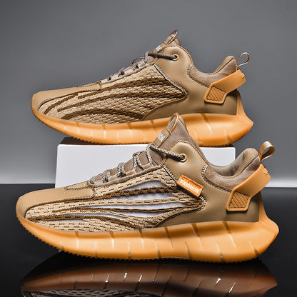 AeroStride Popcorn Sole Sneakers – Lightweight, Breathable Trendsetters for Casual Runs & Daily Style