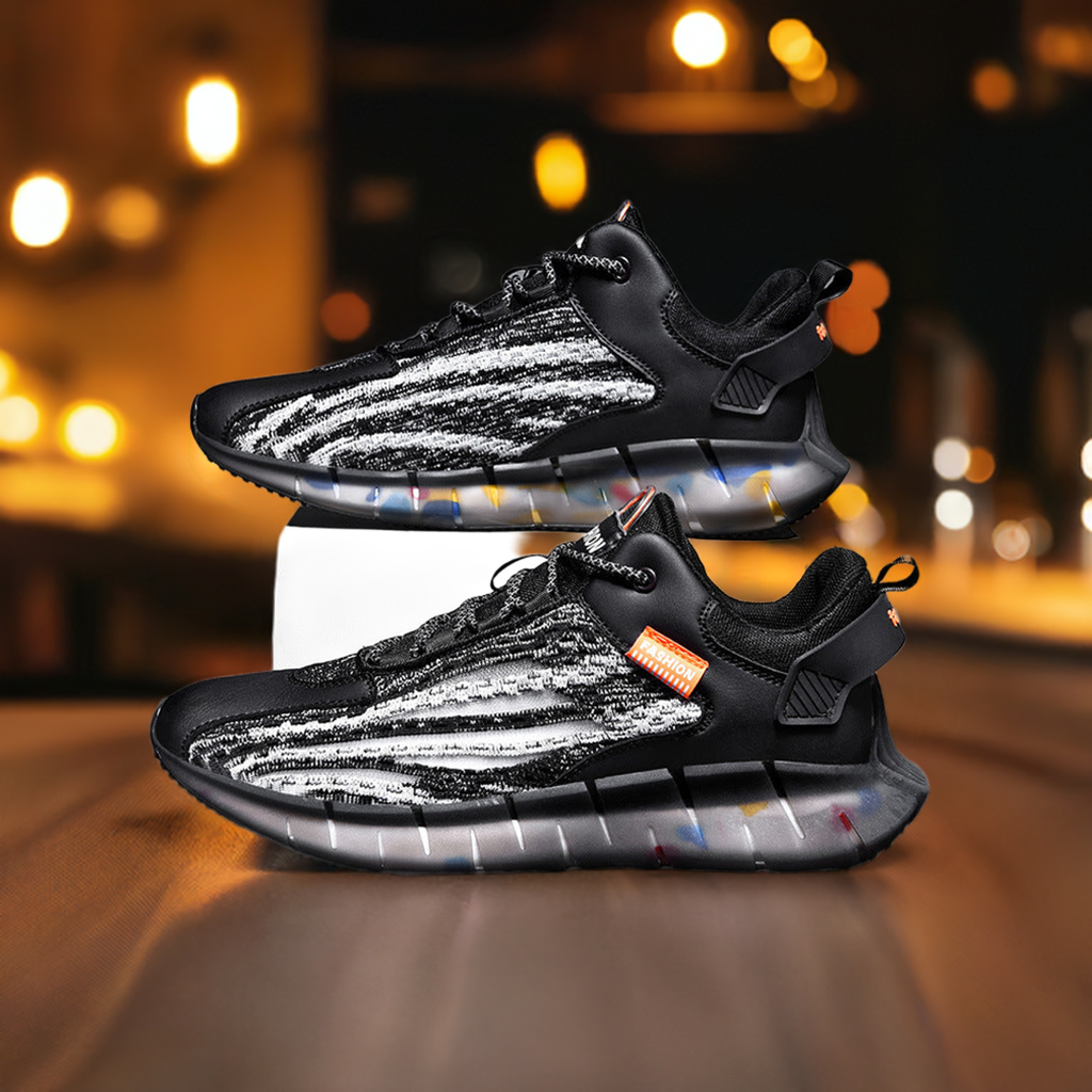 AeroStride Popcorn Sole Sneakers – Lightweight, Breathable Trendsetters for Casual Runs & Daily Style